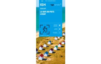Hiking Maps France IGN Carte 1212 ET, La Haye-du-Puits 1:25.000 IGN