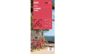 Radkarten Frankreich IGN Radkarte VEL16, La Vendée à vélo 1:110.000 IGN