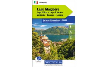 Wanderkarten Italien Lago Maggiore Nr. 08 Outdoorkarte Italien 1:50 000 Hallwag Kümmerly+Frey AG