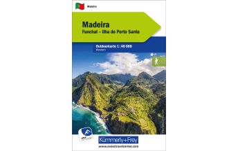 Hiking Maps Slovenia K+F Outdoorkarte Madeira 1:40.000 Hallwag Kümmerly+Frey AG