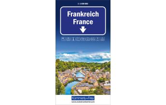 Road Maps Frankreich, Strassenkarte 1:1Mio. Hallwag Kümmerly+Frey AG