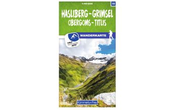 Wanderkarten Schweiz & FL K+F-Wanderkarte 32, Hasliberg, Grimsel, Obergoms, Titlis 1:40.000 Hallwag Kümmerly+Frey AG