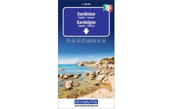 Road Maps Italy Kümmerly+Frey Regional-Strassenkarte 16 Sardinien 1:200.000 Hallwag Kümmerly+Frey AG