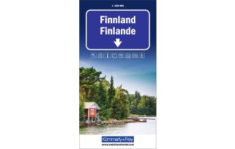 Straßenkarten Kümmerly+Frey Strassenkarte Finnland 1:650.000 Hallwag Kümmerly+Frey AG
