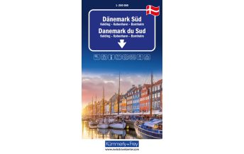 Road Maps Denmark Kümmerly+Frey Regional-Strassenkarte Dänemark Süd 1:200.000 Hallwag Kümmerly+Frey AG