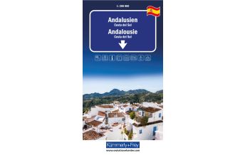 Straßenkarten Spanien Kümmerly+Frey Regional-Strassenkarte Andalusien 1:200.000 Hallwag Kümmerly+Frey AG