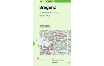 Hiking Maps Vorarlberg Bregenz 1:50.000 Bundesamt für Landestopographie