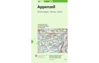 Hiking Maps North Switzerland xxx - 0.00012397766113281227 Appenzell Bundesamt für Landestopographie