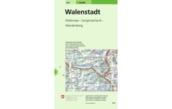 Hiking Maps North Switzerland 237 Walenstadt Bundesamt für Landestopographie