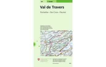 Wanderkarten Schweiz & FL 241 Val de Travers 1:50.000 Bundesamt für Landestopographie