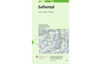 Wanderkarten Schweiz & FL Safiental 1:50.000 Bundesamt für Landestopographie