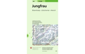 Hiking Maps Switzerland 264 Jungfrau Bundesamt für Landestopographie