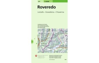 Wanderkarten Schweiz & FL Roveredo 1:50.000 Bundesamt für Landestopographie