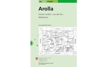 Wanderkarten Schweiz & FL SLK 50 Bl.283 Schweiz - Arolla 1:50.000 Bundesamt für Landestopographie