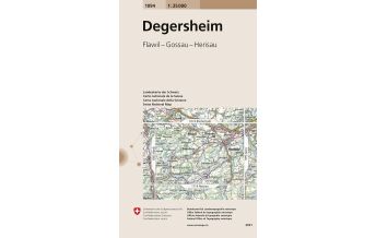 Wanderkarten Nordostschweiz Landeskarte der Schweiz Degersheim 1:25.000 Bundesamt für Landestopographie