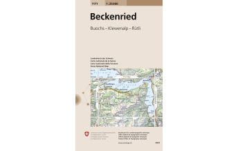 Hiking Maps Switzerland 1171 Beckenried Bundesamt für Landestopographie