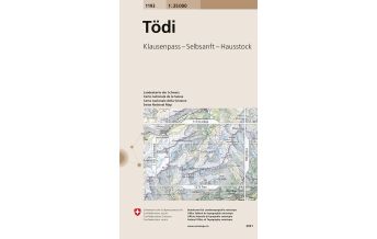 Hiking Maps Switzerland 1193 Tödi Bundesamt für Landestopographie