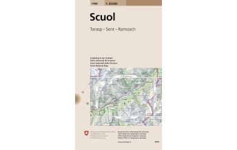 Hiking Maps Switzerland 1199 Scuol Bundesamt für Landestopographie