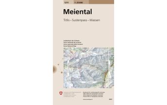 Hiking Maps Switzerland 1211 Meiental Bundesamt für Landestopographie