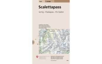 Hiking Maps Switzerland 1217 Scalettapass Bundesamt für Landestopographie