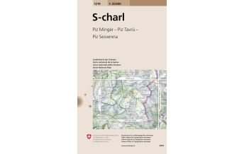 Wanderkarten Südtirol & Dolomiten Landeskarte der Schweiz 1219, S-charl 1:25.000 Bundesamt für Landestopographie