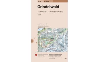 Hiking Maps Switzerland 1229 Grindelwald Bundesamt für Landestopographie