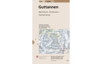 Wanderkarten Schweiz & FL Landeskarte der Schweiz 1230, Guttannen 1:25.000 Bundesamt für Landestopographie