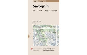 Hiking Maps Switzerland 1236 Savognin Bundesamt für Landestopographie