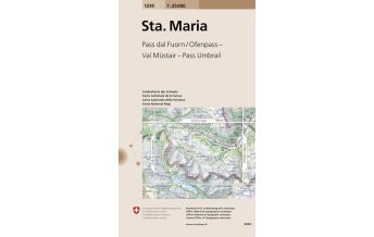 Hiking Maps Switzerland 1239 Sta. Maria Bundesamt für Landestopographie