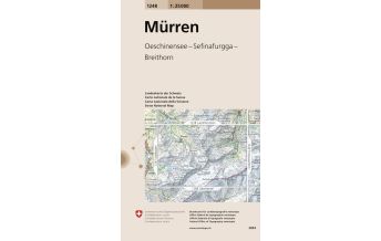 Hiking Maps Switzerland 1248 Mürren Bundesamt für Landestopographie