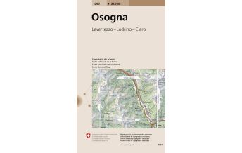 Wanderkarten Schweiz & FL Landeskarte der Schweiz 1293, Osogna 1:25.000 Bundesamt für Landestopographie