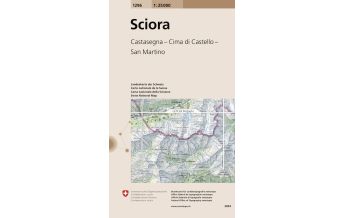 Hiking Maps Switzerland 1296 Sciora Bundesamt für Landestopographie