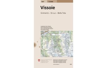 Hiking Maps Switzerland xxx - 0.000184059143066411307 Vissoie Bundesamt für Landestopographie