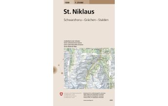 Hiking Maps Switzerland xxx - 0.000157117843627931308 St. Niklaus Bundesamt für Landestopographie