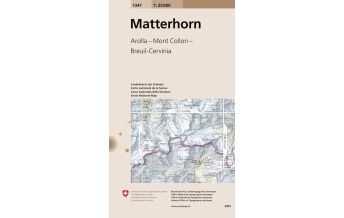 Hiking Maps Switzerland 1347 Matterhorn Bundesamt für Landestopographie