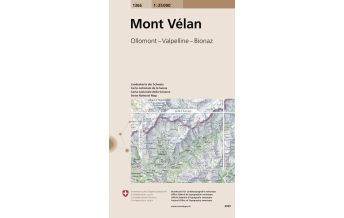 Wanderkarten Schweiz & FL Landeskarte der Schweiz 1366, Mont Vélan 1:25.000 Bundesamt für Landestopographie