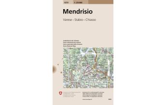 Wanderkarten Schweiz & FL Landeskarte der Schweiz 1373, Mendrisio 1:25.000 Bundesamt für Landestopographie