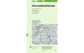 Wanderkarten Vierwaldstättersee 1:50.000 Bundesamt für Landestopographie