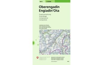 Hiking Maps Switzerland 5013 Oberengadin - Engiadin 'Ota Bundesamt für Landestopographie