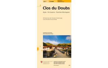222T Clos du Doubs Carte d'excursions Bundesamt für Landestopographie
