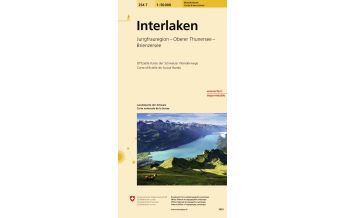 Wanderkarten Schweiz & FL Interlaken 1:50.000 Bundesamt für Landestopographie