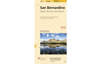 Wanderkarten Schweiz & FL 267T San Bernardino Wanderkarte Bundesamt für Landestopographie