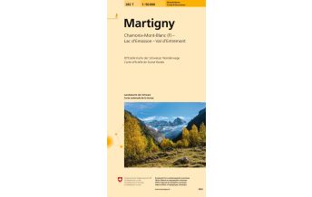 Hiking Maps Switzerland 282T Martigny Wanderkarte Bundesamt für Landestopographie