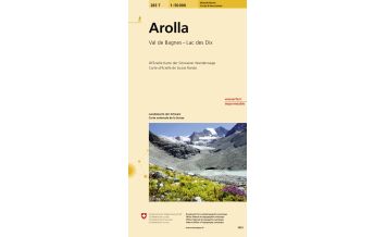Hiking Maps Switzerland 283T Arolla Wanderkarte Bundesamt für Landestopographie