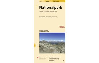 Wanderkarten Südtirol & Dolomiten Landeskarte der Schweiz 459 T, Nationalpark 1:50.000 Bundesamt für Landestopographie