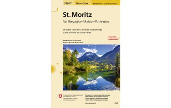 Hiking Maps Switzerland 3320T St. Moritz Wanderkarte Bundesamt für Landestopographie