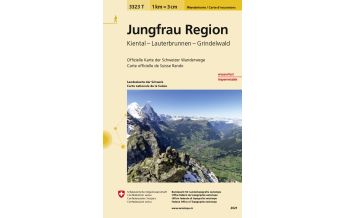 Hiking Maps Switzerland 3323T Jungfrau Region Wanderkarte Bundesamt für Landestopographie