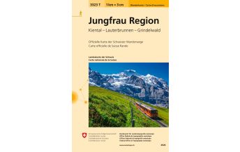 Hiking Maps Switzerland 3323T Jungfrau Region Wanderkarte Bundesamt für Landestopographie