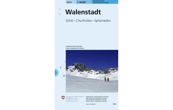 Ski Touring Maps 237S Walenstadt Schneesportkarte Bundesamt für Landestopographie