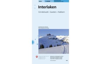 Ski Touring Maps 254S Interlaken Schneesportkarte Bundesamt für Landestopographie